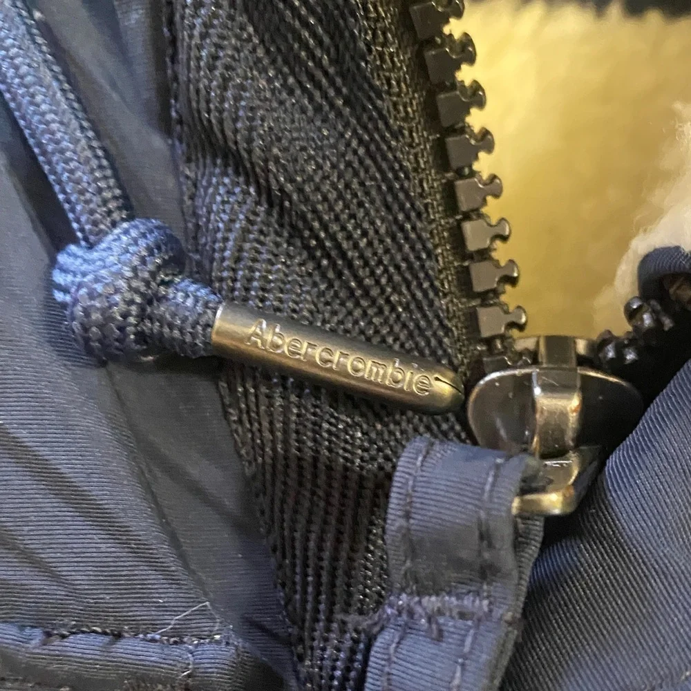 Abercrombie & Fitch Navy Field Jacket - Picture 6 of 11